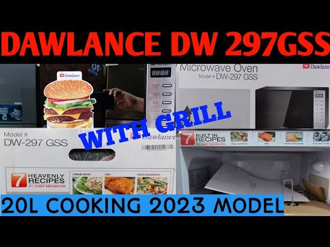 Dawlance DW 297GSS Microwave oven (20L with Grill)