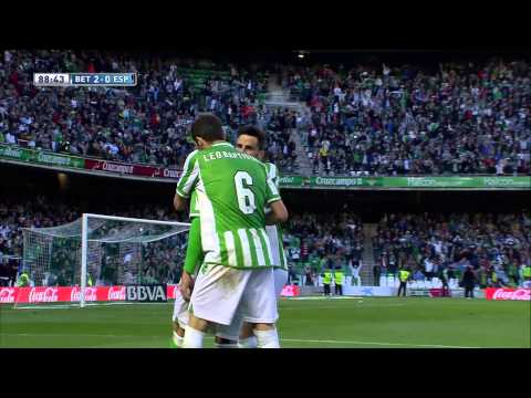 Gol de Rubén Castro (2-0) en el Real Betis - RCD Espanyol - HD