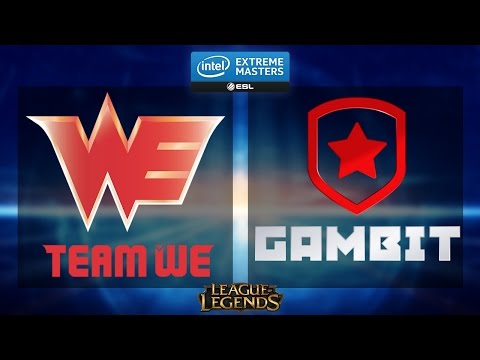 League of Legends - Team WE vs. Gambit - IEM Katowice 2015 - Group B