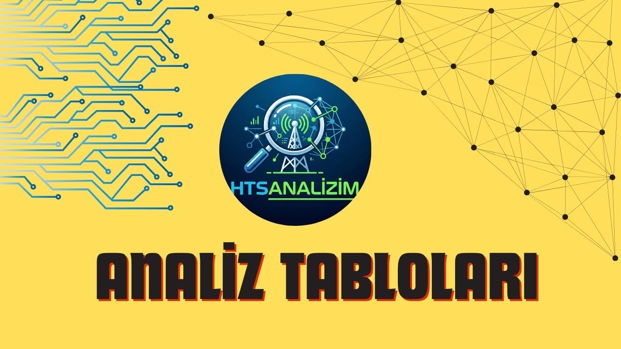 Analiz Tabloları