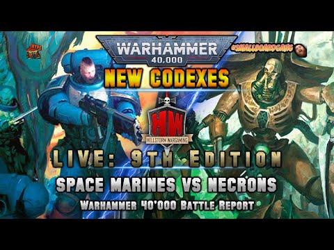 Space Marines vs Necrons *NEW CODEX* Live Battle Report | Warhammer 40,000
