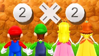 Mario Party 9 Minigames - Mario vs Luigi vs Daisy vs Peach (Master CPU)