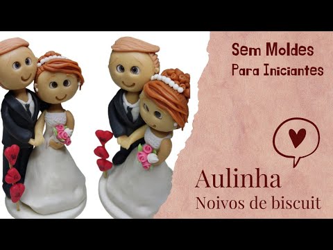 Cake topper: wedding figurines made of polymer clay | step-by-step instructions without molds