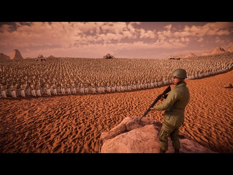 20.000 WW2 GERMAN SOLDIERS vs 1 MILLION CHUCK NORRIS | Ultimate Epic Battle Simulator 2 | UEBS 2
