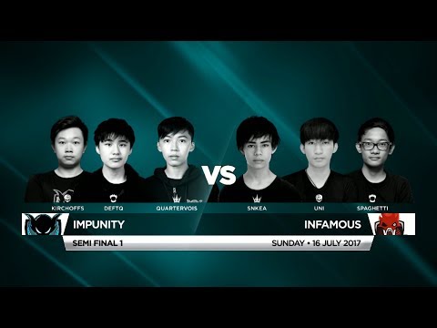Impunity Vs Infamous • Vainglory 8 • Southeast Asia • Summer Split 1, Week 4, Semi Final One