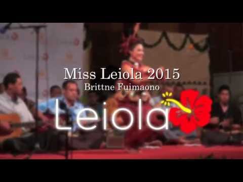 Miss Heilala Brittne Fuimaono for Miss South Pacific 2015-2016