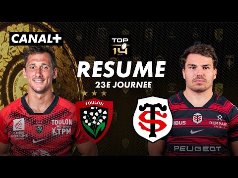 Le résumé de la rencontre entre Toulon et Toulouse au Vélodrome - TOP 14 - 23ème journée