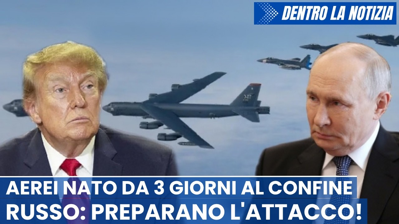 Aerei NATO da 3 giorni al confine russo! 13 Paesi attaccano von der Leyen! CIA Zelensky si dimetterà