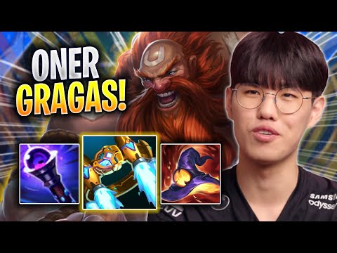 ONER IS SO CRAZY WITH GRAGAS! - T1 Oner Plays Gragas JUNGLE vs Wukong! | Season 2023