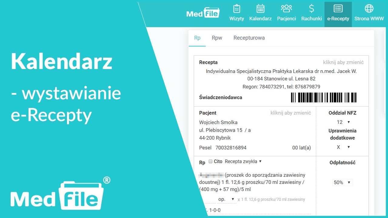 Wystawianie e-Recepty