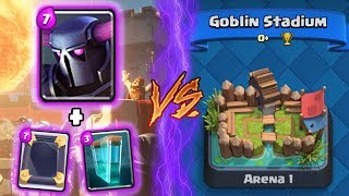 Clash Royale | P.E.K.K.A + CLONE TROLLING ARENA 1! | *FUNNY MOMENTS* (Drop Trolling #87)