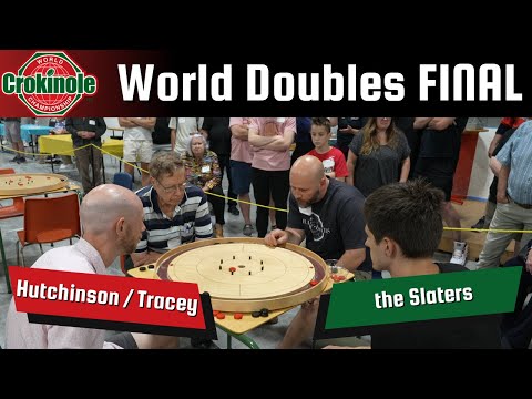 2025 World Crokinole Championship Doubles Final   the Slaters VS Hutchinson and Tracey