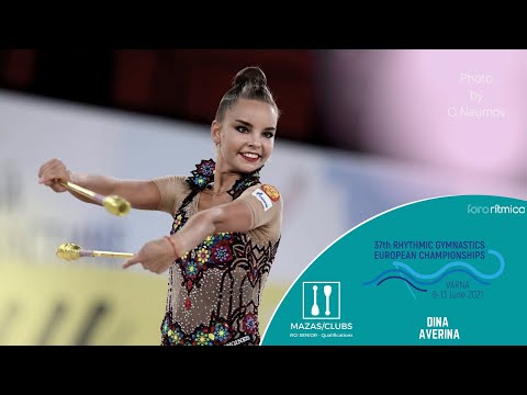 Dina Averina (mazas / clubs) - Classification European Championship Varna 2021