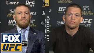 Conor McGregor and Nate Diaz join FOX Sports Live (3/3/16)