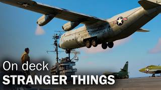 Unusual planes on Aircraft Carriers