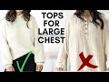 BEST Tops For Large Breasts Best Tops For A Fuller Chest