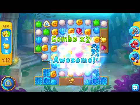 Fishdom 6452 Level - 20 moves - NO BooSTERS