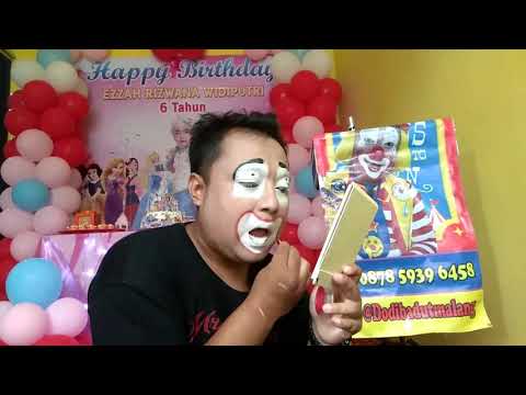 #badutmalang #partykids #children.                                       Ezzah Birthday with mr.Dodi