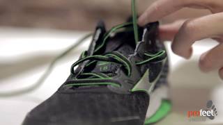 How to lace a running shoe for a high instep