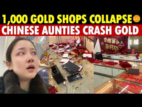 Thousands of Gold Shops in China Collapse Overnight, Chinese Aunties Crash Gold Prices
