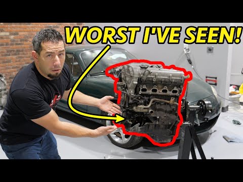 The Most BLOWN UP Miata Engine I've EVER Torn Down. I'm IMPRESSED!