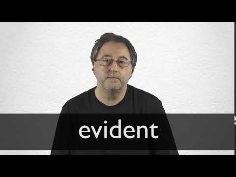 EVIDENT definition and meaning Collins English Dictionary EVIDENT definition and meaning Collins English Dictionary