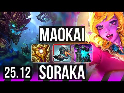 MAOKAI & Draven vs SORAKA & Jinx (SUP) | EUW Diamond | 25.12
