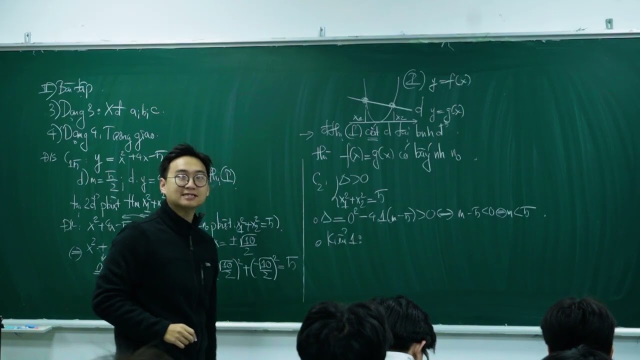 HÀM SỐ BẬC 2 (BUỔI 2) DẠNG : TƯƠNG GIAO, TÌM HỆ SỐ a,b,c