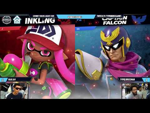 Gwinnett Brawl August 2019 - BlueJay(Inkling) VS Typo| Bruceman(Falcon) - W. Round 1