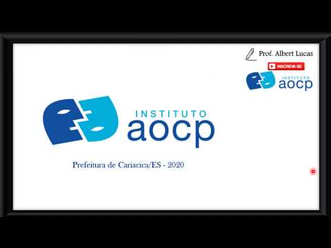 AOCP - Prefeitura de Cariacica 2020 - Raciocínio Lógico