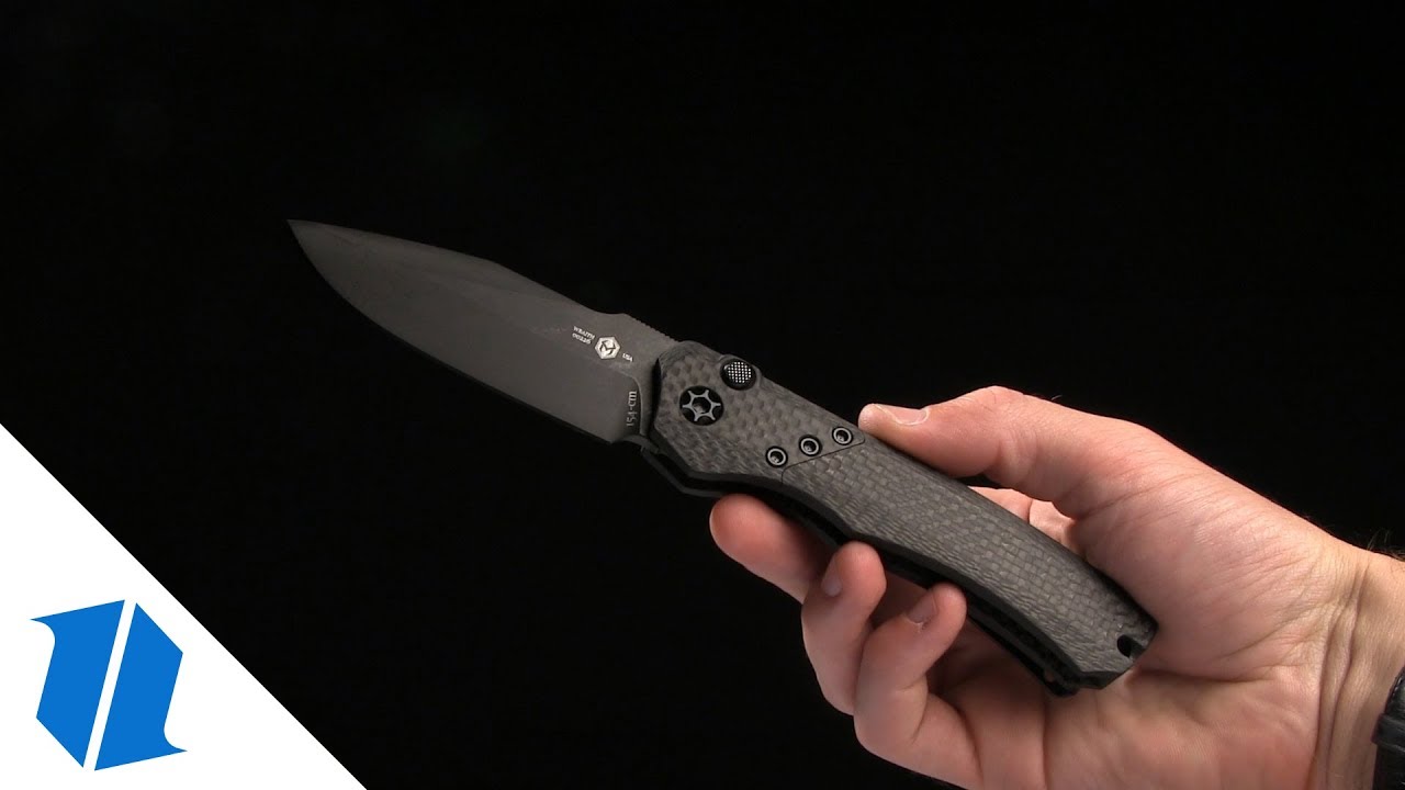 Heretic Knives Custom Wraith Automatic Vapor Blast Ti/CF (3.6" Takefu San Mai)