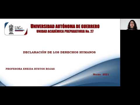 VIDEOCLASE DECLARACIÓN UNIVERSAL DE LOS DERECHOS HUMANOS