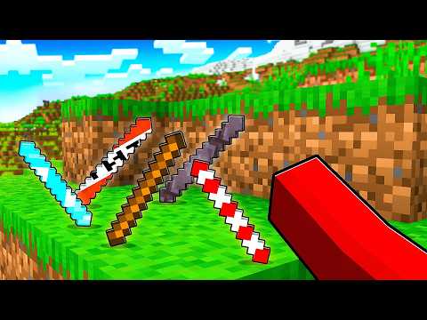 Minecraft, but there are CUSTOM STICKS!