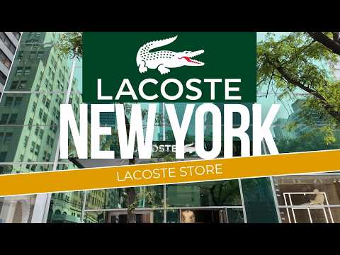 Inside LACOSTE STORE New York City