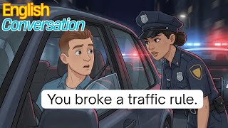 Basic English for Beginners  |  Getting Pulled Over by Police | Survival English (A2)