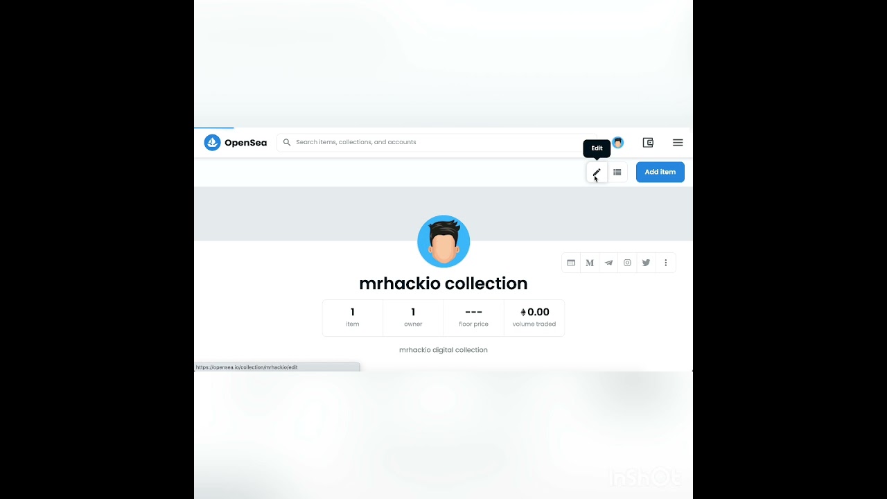How to add category to NFT collection in Opensea?
