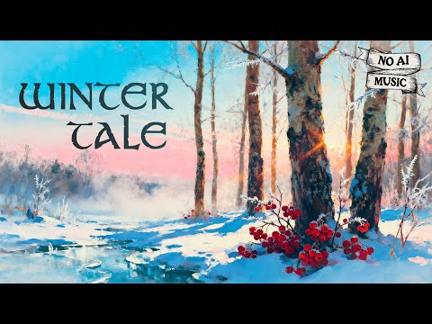 Winter Tale ᯽ Celtic Harp Fantasy Music | Relaxing Winter Solstice & Yule Ambience (No AI)