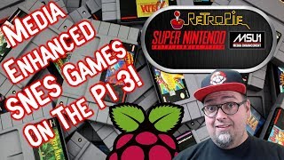 RetroPie MSU1 SNES Image Testing - Media Enhanced Super Nintendo Games