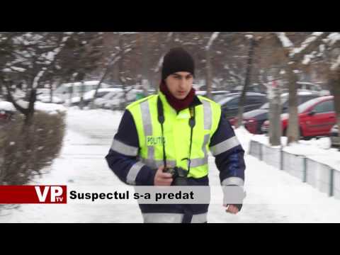 Suspectul s-a predat