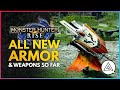 Monster Hunter Rise | All New Armor & Weapons So Far