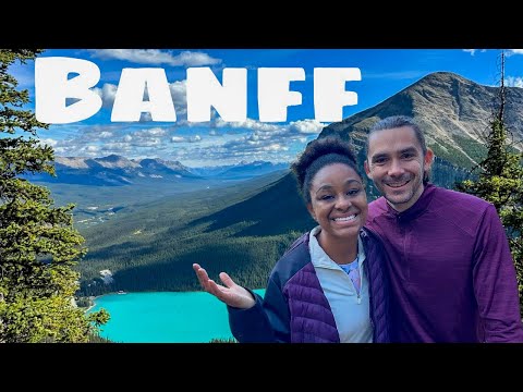 American Couples First Impression of Banff National Park (Van Life in Alberta Canada)