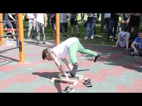 Street workout battle (up to 16) May 2019 - Stefan Kolarov vs Aleks Nguen