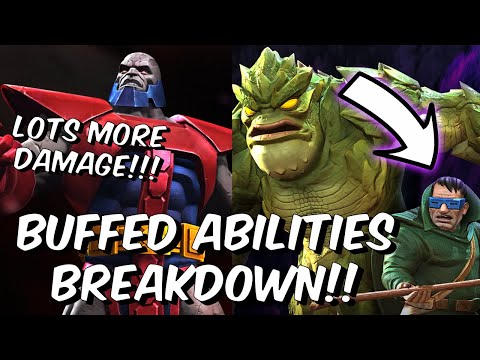 Mole Man & Terrax Buffed Abilities Breakdown! - LOTS MORE DAMAGE!!! - Marvel Contest of Champions