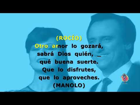 01 FUE Tan POCO Tú CARIÑO Karaoke Manolo escobar y ROCÍO DURCAL