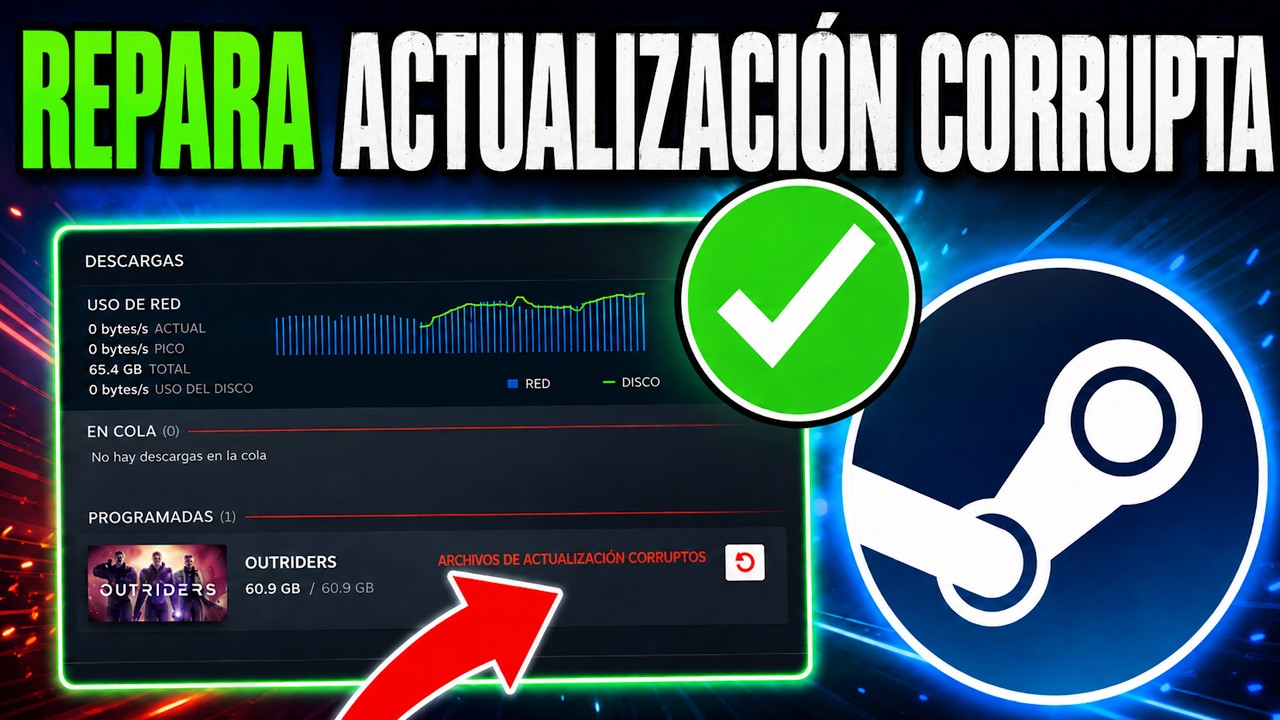 Cómo Solucionar los Archivos de Actualización Corruptos de Steam - Tutorial