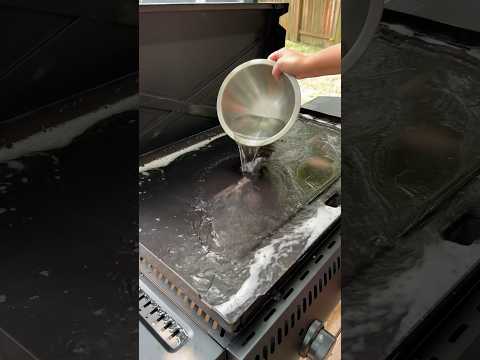 How to clean & prep your new griddle #griddle #grilling #campchef #gridiron
