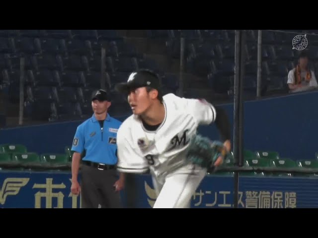 【ファーム】地元幕張で鮮烈デビュー!! マリーンズドラ4・早坂響 オール直球で1回無失点!!  2024年7月4日 千葉ロッテマリーンズ 対 読売ジャイアンツ