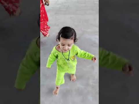 pranshee first walk #fun #love #trending #viral #family #cutebaby #babygirl #playing #cute #pahadi