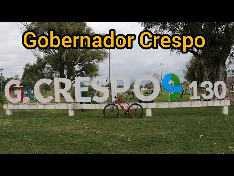 Uma Cicloviagem rumo ao Chile.        Gobernador Crespo - Argentina 