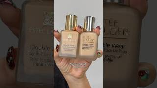 NEW VS OLD ESTÉE LAUDER DOUBLE WEAR FOUNDATION 😳 #makeupshorts #longwearmakeup #makeupchallenge